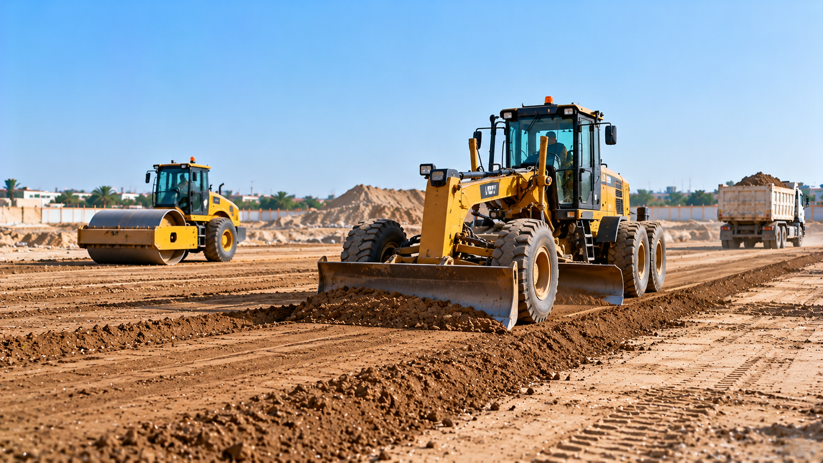 Land levelling operations